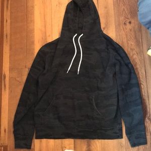 Black Camouflage hoodie XL